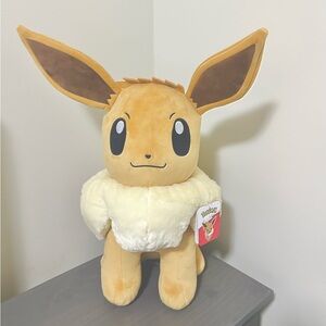 Official Pokémon Eevee 24" Jumbo Giant Plush Limited Edition Rare Jazwares NWT